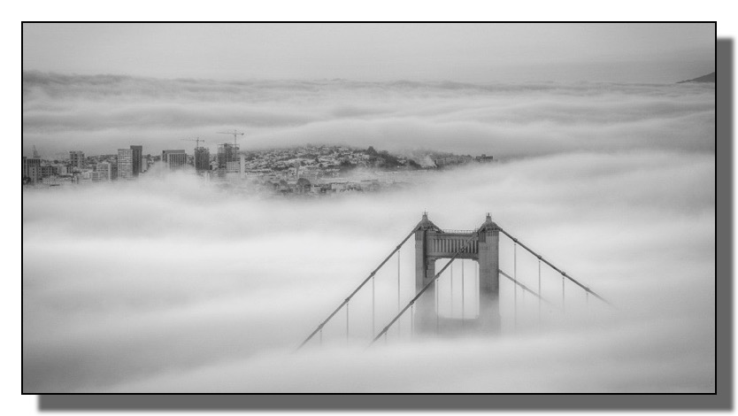 GG bridge in fog